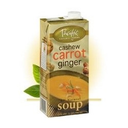 Pacific Natural Foods Bisque, Cashew Carrot Ginger (12x17.6Oz)