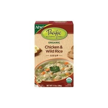 Pacific Natural Chicken & Wild Rice Soup (12x17.6Oz)