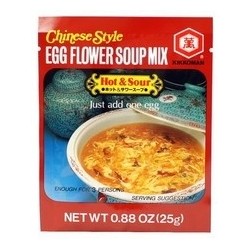 Kikkoman Egg Flower Soup Hot & Sour (12x0.88Oz)