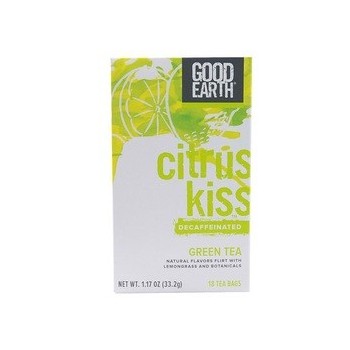 Good Earth Teas Decaf Citrus Kiss with Lemongrass Green Tea (6x18 CT)