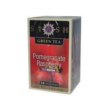 Stash Tea Pomegrante Raspberry With Matcha Tea (6x18 Bag)
