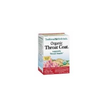 Traditional Medicinals Throat Coat Herb Tea (6x16 Bag)