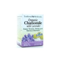 Traditional Medicinals Org Chamomile Classic Tea + Lavender (6x16 Bag)