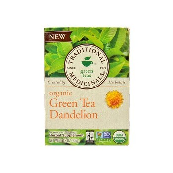 Traditional Medicinals Tea Organic Green Tea Dandeln (6x16 Bags)
