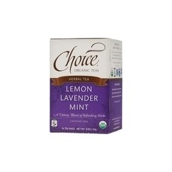 Choice Organic Teas Lemon Lavender Mint (6x16 Bag)