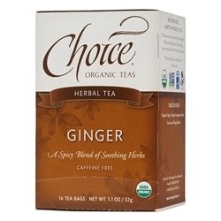 Choice Organic Teas Ginger Herb Tea (6x16 Bag)