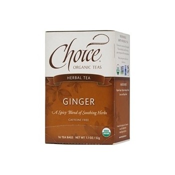 Choice Organic Teas Ginger Herb Tea (6x16 Bag)