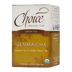 Choice Organic Teas Genmaicha Green with Toasted Brown Rice (6x16 Bag)