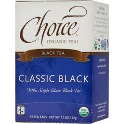 Choice Organic Teas Classic Black (6x16 Bag)