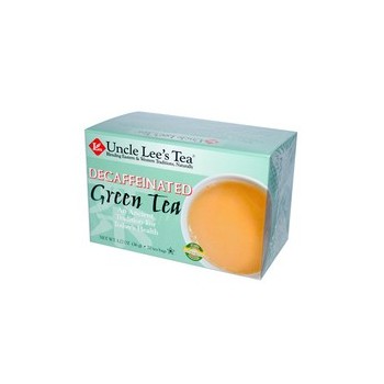 Uncle Lee's Tea Decaffeinated Green Tea (6 Pack 20 Bags)
