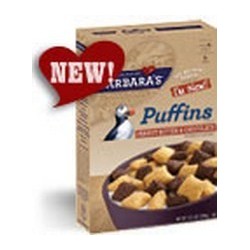 Barbara's Bakery Puffins, Peanut Butter & Chocolate (12x10.5 Oz)