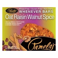 Pamela's Oat Raisin Walnut Spice Bars (6x5 CT)