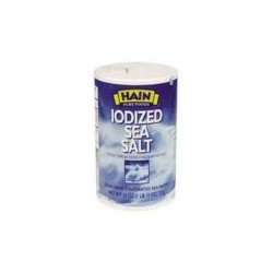 Hain Pure Foods Iodized Sea Salt (24x26 Oz)