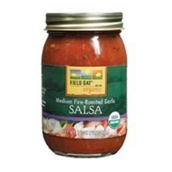 Field Day Organic Fire Roasted Garlic Salsa (12x16Oz)