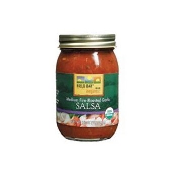 Field Day Organic Fire Roasted Garlic Salsa (12x16Oz)