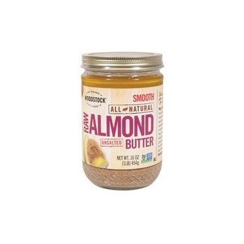 Woodstock Natural Almond Butter Raw (12x16Oz)