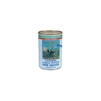 Santa Barbara Black Large Pitted Olives (12x6 Oz)