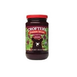 Crofters Organic Concord Grape Premium Fruit Spread (6x16.5Oz)