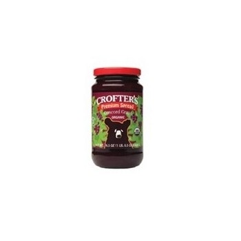 Crofters Organic Concord Grape Premium Fruit Spread (6x16.5Oz)